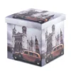 Nilkamal Church Folding Storage Ottoman (Grey) (2)