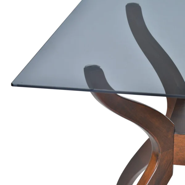 Nilkamal Lopez 6 Seater Dining Table (Walnut) (5)