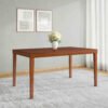 Nilkamal Olenna 6 Seater Dining Table (Walnut) (1)