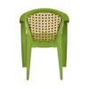Nilkamal Paradise Plastic Arm Chair (Lush Green Season Rust Brown Mustard Yellow) (5)