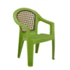 Nilkamal Paradise Plastic Arm Chair (Lush Green Season Rust Brown Mustard Yellow) (7)