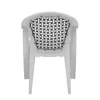 Nilkamal Paradise Plastic Arm Chair (Milky White & Black) (7)