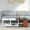 Nilkamal Mono Coffee Table (Urban Walnut Oak White) (8)