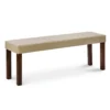 Nilkamal Venice 6 Seater Dining Bench (Dirty Oak) (2)